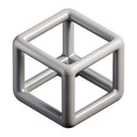 hypnotic signature Geometric outline of a cube. Clean lines, with Scalable Design. png