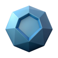 reflective radiant A geometric pentagon shape with sharp edges. Flat color, minimal design, with Scalable Design. perfect clarity png