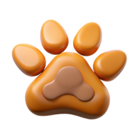 stunning whimsical urban Stylized paw print with rounded edges. Crisp edges, single-weight stroke, flat color with Scalable Design. original png