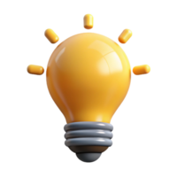 magnificent bold urban Minimal design of a lightbulb icon with flat yellow color with Scalable Design. impeccable png