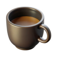 misterioso impressionante mínimo silhueta do uma café copo. fresco arestas, peso único acidente vascular encefálico com escalável Projeto. impecável png