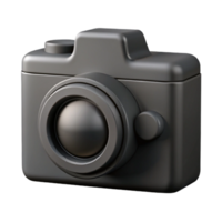 alluring passionate bohemian Minimal design of a camera icon with flat black color with Scalable Design. genuine png