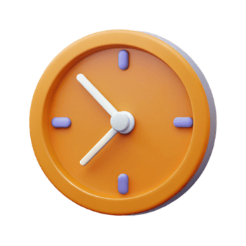 spicca vittoriano croccante bordi su un' piatto colore orologio icona. minimo design con scalabile design. artigiano png