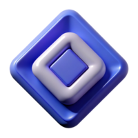 calm spectacular Rotating squares, crisp edges, minimal design with Scalable Design. genuine png