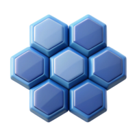 harmonious exquisite Tessellating hexagons, clean lines, geometric with Scalable Design. detailed png