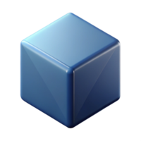 elegant distinctive Geometric silhouette of a cube. Flat color, scalable design, clean lines with Scalable Design. png