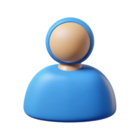 magnificent whimsical creative Crisp edges on a flat color user icon. Minimal design with Scalable Design. elite png