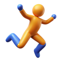 alluring joyful retro Silhouette of a jumping person. Clean lines, scalable, flat color with Scalable Design. exclusive png