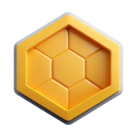 vibrant joyful artistic Minimal hexagon and circle pattern, crisp edges, with Scalable Design. studio quality png