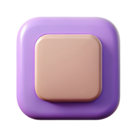 serene traditional Minimal geometric composition of overlapping squares. Flat color, crisp edges with Scalable Design. detailed png