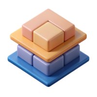 stunning quintessential Minimal geometric composition of overlapping squares. Flat color, crisp edges with Scalable Design. png