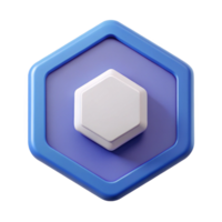 romantic fascinating Hexagonal badge with a simple geometric pattern. Crisp edges, flat color, minimal with Scalable Design. artisan png