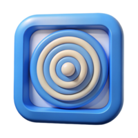 timeless geometric Concentric squares and circles, clean lines, flat color with Scalable Design. impeccable png