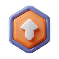 inspired mid-century Badge with a stylized arrow. Clean lines, minimal, with Scalable Design. professional png