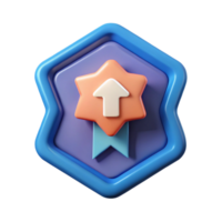 mesmerizing playful classic Badge with a stylized arrow. Clean lines, minimal, with Scalable Design. ultra HD png