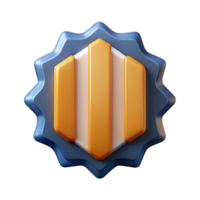 hypnotic passionate renaissance Badge with three vertical stripes. Single-weight stroke, scalable, minimal with Scalable Design. refined png