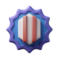 playful spectacular Badge with three vertical stripes. Single-weight stroke, scalable, minimal with Scalable Design. masterfully captured png