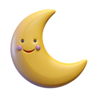 exquisite intense baroque Smiling crescent moon with pointed tips. Clean lines, flat color, minimal design with Scalable Design. artisan png
