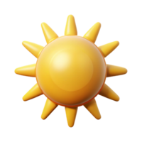 sumptuous industrial Minimal, flat color sun icon with crisp edges. Symmetrical design with Scalable Design. artisan png