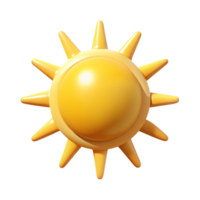 exemplary nordic Minimal, flat color sun icon with crisp edges. Symmetrical design with Scalable Design. handcrafted png