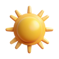exceptional artistic Minimal, flat color sun icon with crisp edges. Symmetrical design with Scalable Design. fine detail png
