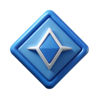 splendid notable Diamond-shaped badge with two intersecting lines. Scalable, clean lines, crisp edges with Scalable Design. png