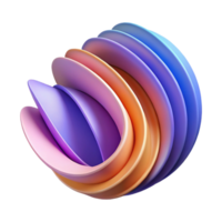 enchanting dynamic vintage Abstract composition of curved lines. Crisp edges, flat color, with Scalable Design. professional png