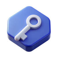 beautiful calm classic Symmetrical, geometric key icon. Flat color, clean lines, minimal design with Scalable Design. detailed png