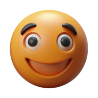 captivating acclaimed Happy face with circular eyes and a simple smile. Flat color, crisp edges, with Scalable Design. png