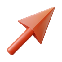 pristine rustic Arrow pointing right with a sharp tip. Flat color, crisp edges, with Scalable Design. expertly shot png