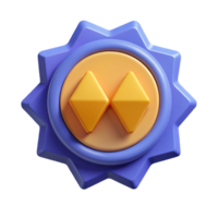 unparalleled surreal Badge with three overlapping triangles. Minimal, flat color, single-weight stroke with Scalable Design. top-tier png