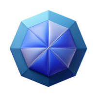 picturesque traditional Symmetrical, geometric umbrella icon. Flat color, clean lines, minimal with Scalable Design. professional png