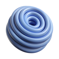 tranquil enchanting Spiral shape with evenly spaced coils. Clean lines, minimal design, flat color with Scalable Design. 4K png