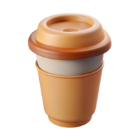 unforgettable elegant Single-weight stroke outline of a coffee cup. Flat color, minimal with Scalable Design. sharp png