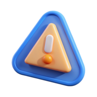 dreamy enchanting Triangular badge with an exclamation mark. Flat color, clean lines, minimal with Scalable Design. ultra HD png