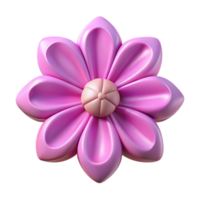sumptuous mysterious surreal Stylized flower with single-weight stroke. Flat color, with Scalable Design. top-tier png