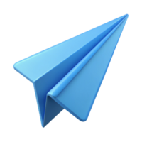magnificent coastal Minimal paper airplane icon. Crisp edges, flat color, single-weight stroke with Scalable Design. professional png