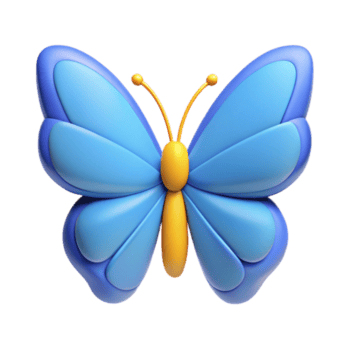 romantic gorgeous Symmetrical butterfly with crisp edges. Minimal, flat color, clean lines with Scalable Design. authentic png