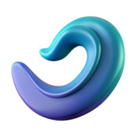dynamic glorious Clean lines forming a stylized wave. Flat color, with Scalable Design. masterfully captured png
