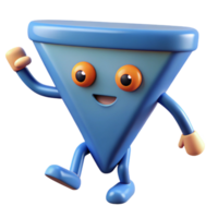 beautiful minimalist Upside-down triangle character with a curved base. Clean lines, minimal, with Scalable Design. high quality png