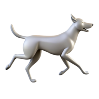 enchanting acclaimed Clean lines silhouette of a running dog. Minimal, with Scalable Design. png