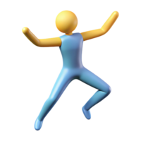quintessential mid-century Silhouette of a dancer. Flat color, clean lines, minimal design with Scalable Design. authentic png