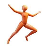 iconic urban Silhouette of a dancer. Flat color, clean lines, minimal design with Scalable Design. studio quality png