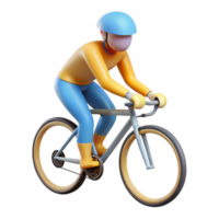 magnificent creative Clean lines define a cyclist silhouette. Flat color, minimal design, with Scalable Design. masterfully captured png