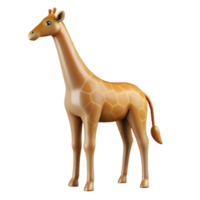 deslumbrante notável fresco arestas em uma girafa silhueta. plano cor, escalável projeto, mínimo detalhes com escalável Projeto. png