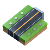 impressive passionate victorian Isometric road with clean lines. Scalable, minimal design with Scalable Design. expertly shot png