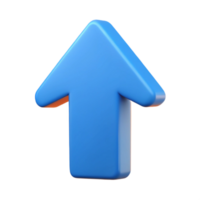 enchanting energetic futuristic Minimalist logo of an arrow pointing upwards. Clean lines, flat color with Scalable Design. ultra HD png