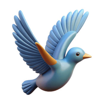 fascinerande rustik linje konst av en fågel i flyg. enkelvikt stroke, platt Färg, rena rader med skalbar design. knaprig png