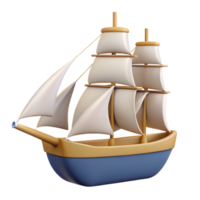 gorgeous abstract Minimal silhouette of a sailing ship. Clean lines, flat color, with Scalable Design. authentic png