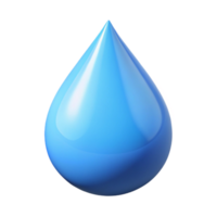 tranquil serene Isometric raindrop with flat color. Clean lines, single-weight stroke with Scalable Design. premium png